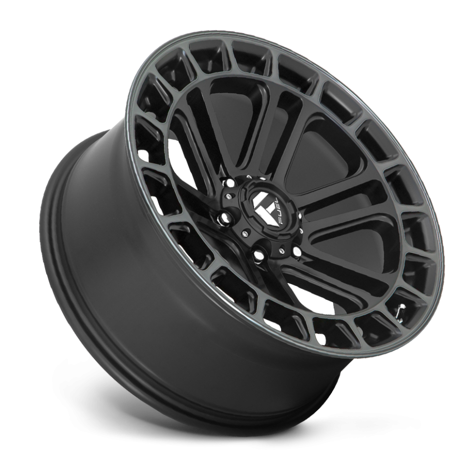 Fuel Off Road D72020908450 Heater Wheel Matte Black Double Dark Tint Machined 20x9 +1