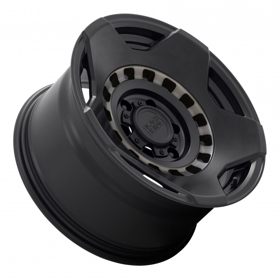 Black Rhino 1790MZE006140M12 Muzzle Wheel Matte Black W/Machined Tinted Ring 17x9