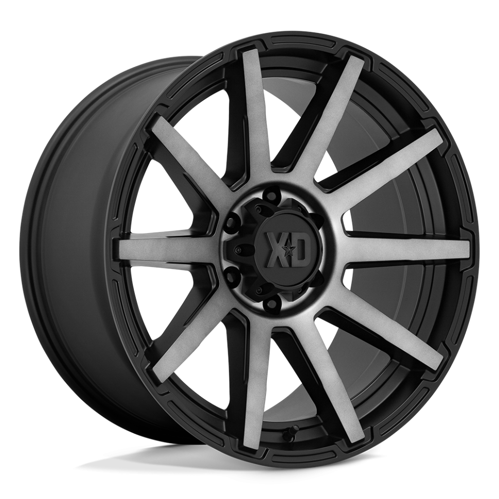 XD Wheels XD84779068430 Outbreak Wheel Satin Black W/Gray Tint 17x9 +30