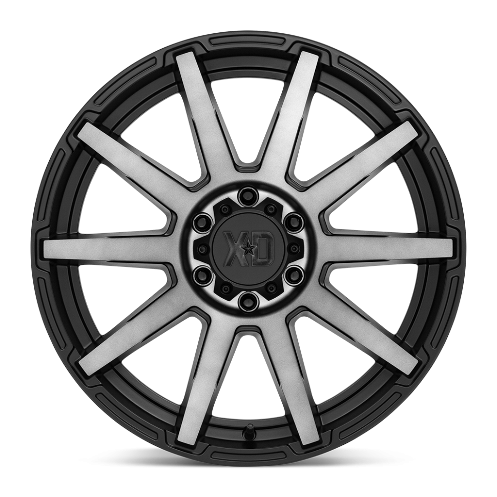 XD Wheels XD84779068430 Outbreak Wheel Satin Black W/Gray Tint 17x9 +30