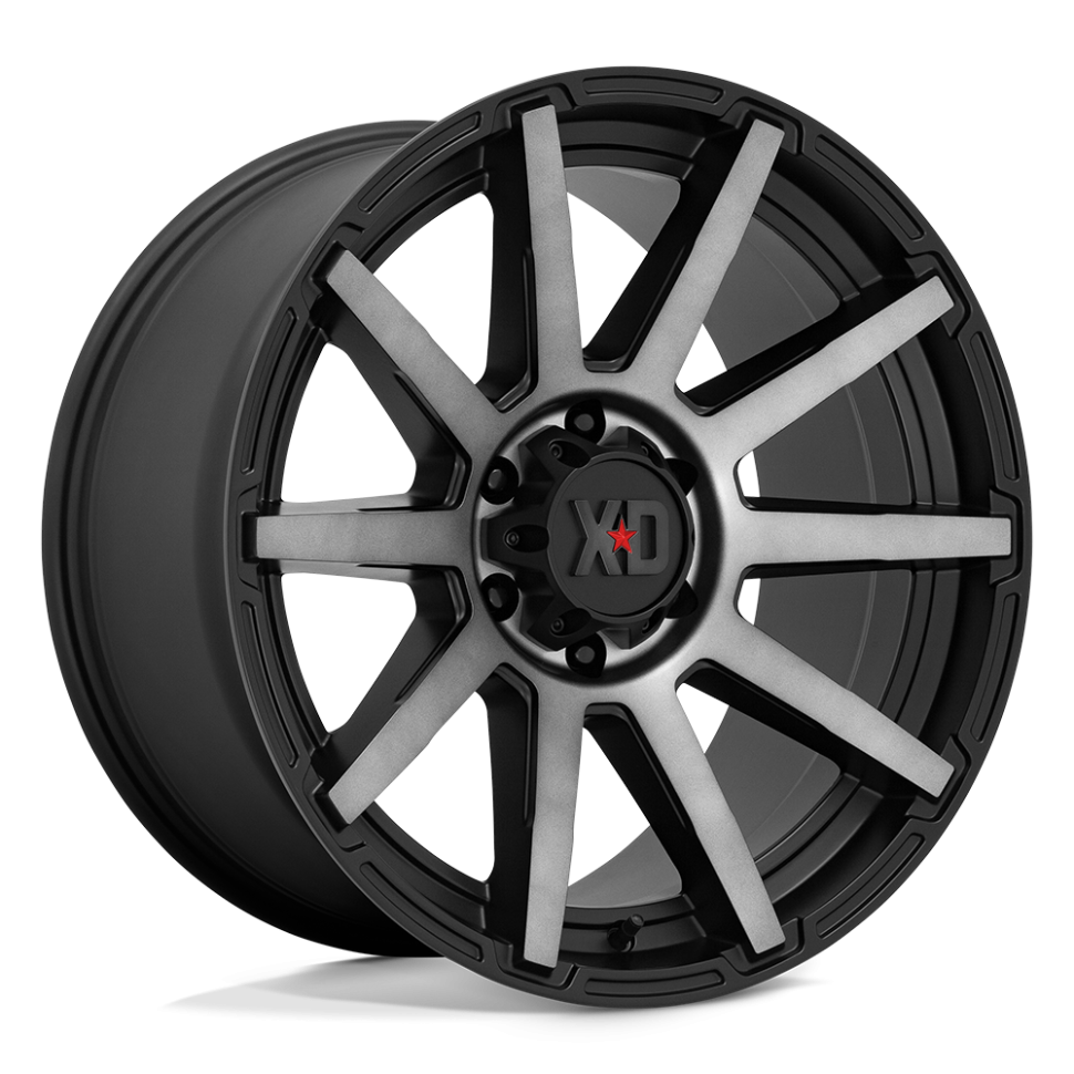 XD Wheels XD84779068430 Outbreak Wheel Satin Black W/Gray Tint 17x9 +30
