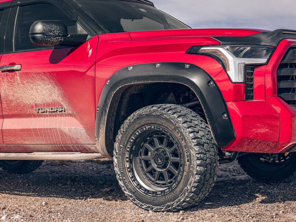 Bushwacker 30925-02 Pocket Style Fender Flares Set 4 PC Toyota Tundra 22-25