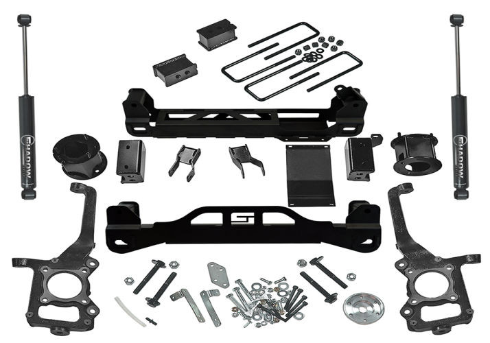 Superlift K126 Suspension Lift Kit 4.5" Ford F-150 15-20 (Shadow Shocks)