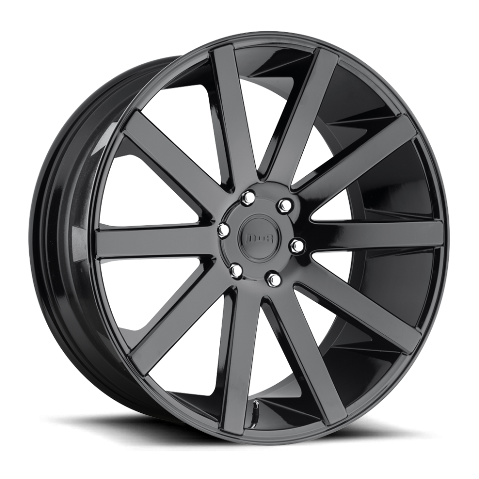 DUB Wheels S219240085+25 Shot Calla S219 Wheel Gloss Black 24x10 +25