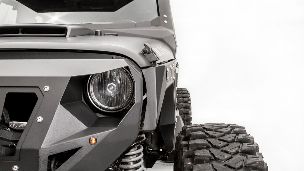 Захист переднього крила Jeep Wrangler JK 07-18 Fab Fours JK1000-1