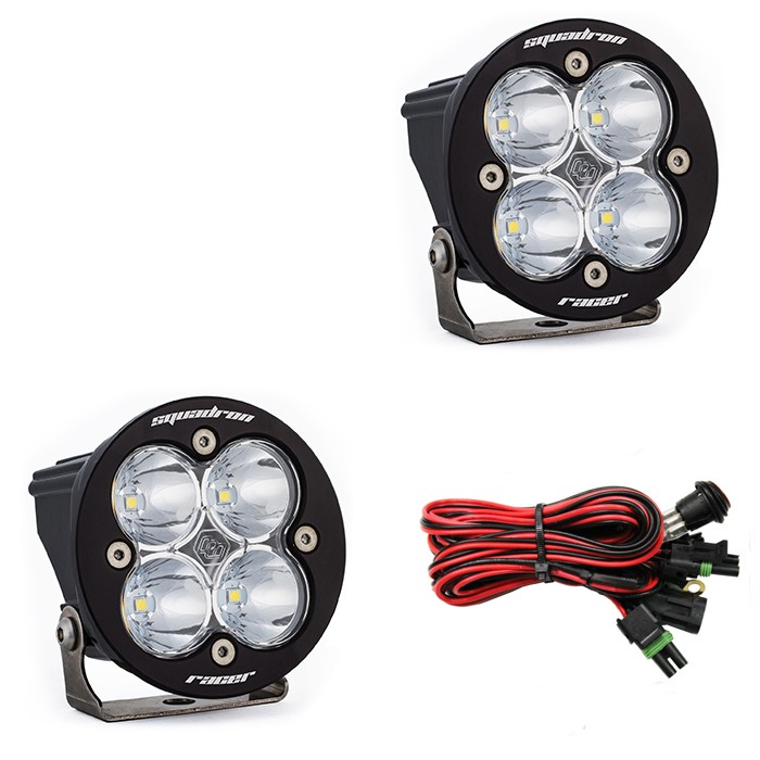 Дополнительные LED фары 3.07"x3.07" Дальний свет (пара) Squadron-R Racer Edition LED Light Baja Designs 737801
