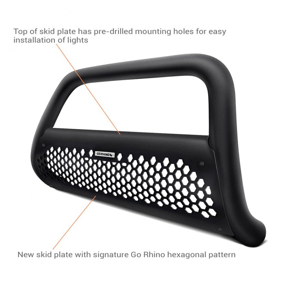 Кенгурятник с креплениями Chevrolet Silverado 1500 14-15 RC2 Go Rhino 55218T