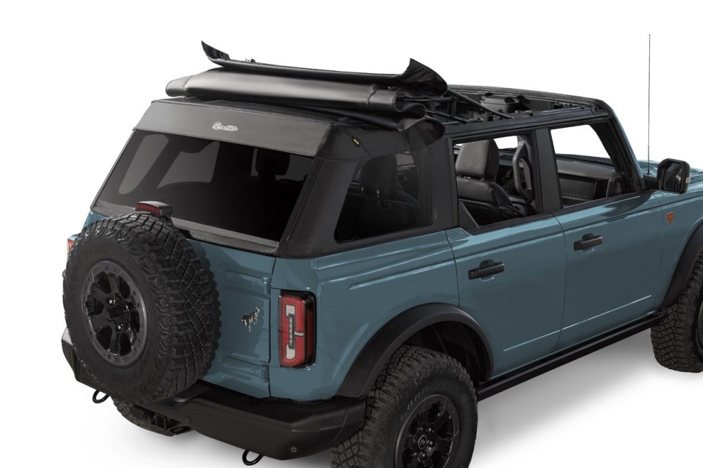 Мягкая крыша Trektop Soft Top Black Diamond Ford Bronco 21-26 4 Door Bestop 5687335