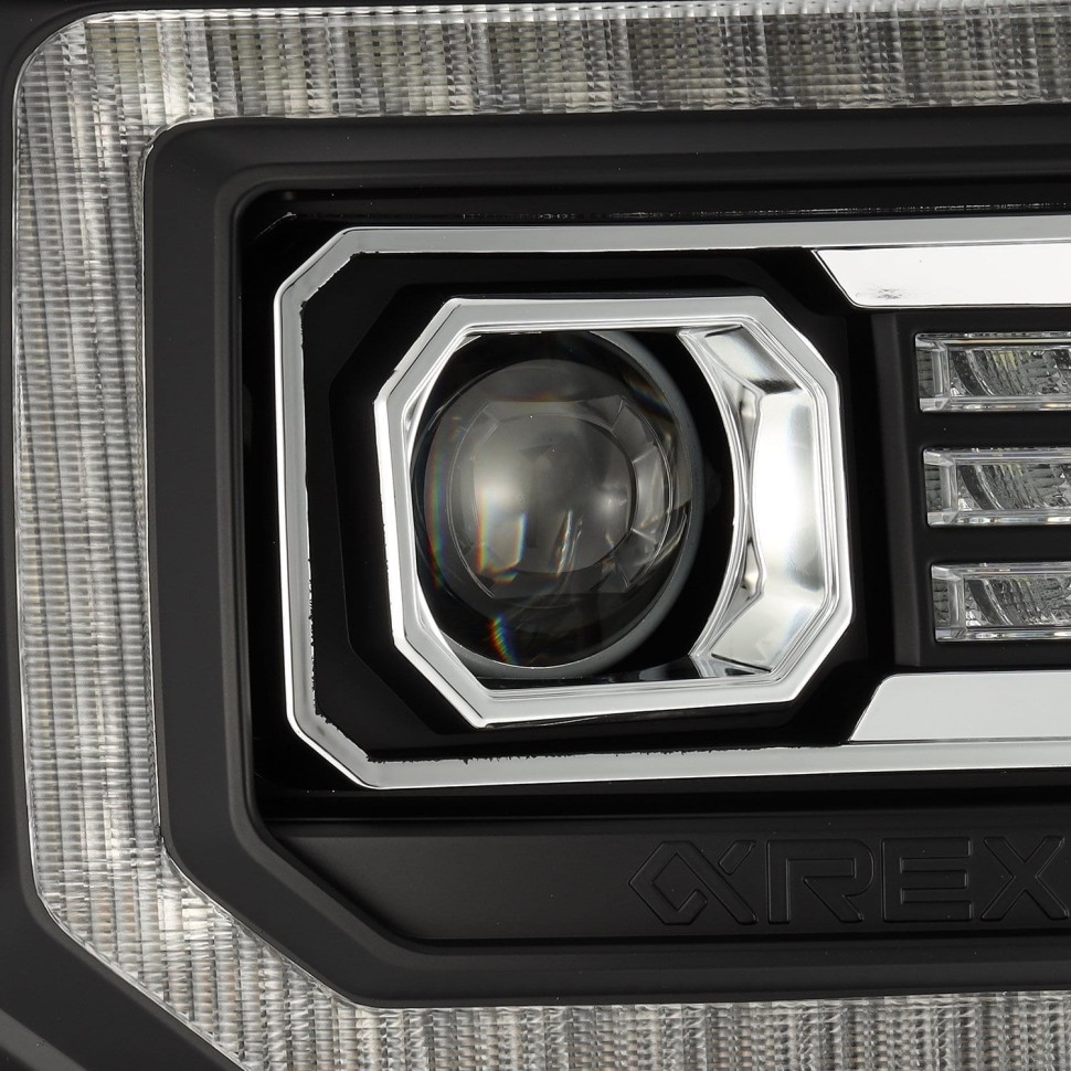 Комплект передних галогеновых фар GMC Sierra 1500/2500/Sierra 3500 14-18 PRO-Series AlphaRex 880613