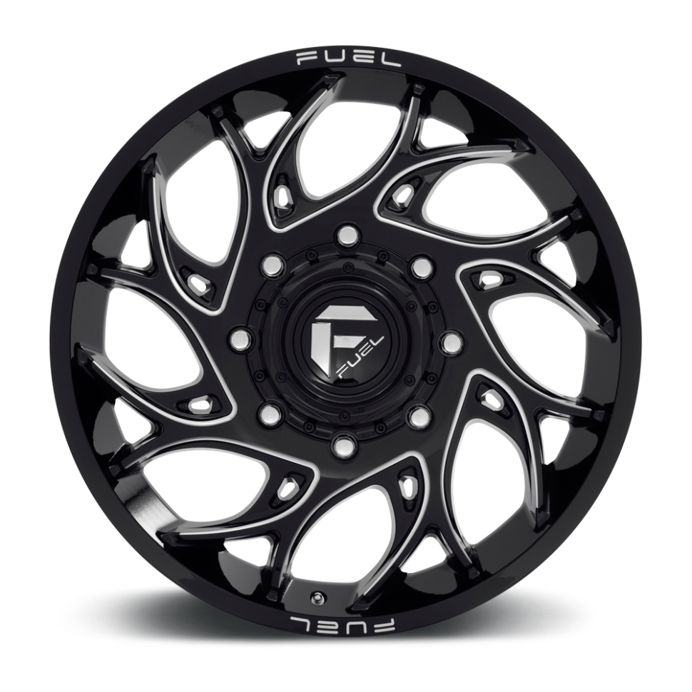 Fuel Off Road D741208292 Runner Dually Wheel Gloss Black Milled 20x8.25 +105