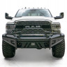 Передний бампер с центральной дугойBlack Steel Elite Dodge Ram 2500/3500/4500/5500 19-22 Fab Fours DR19-Q4462-1