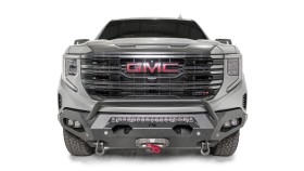 Передний бампер с центральной дугой GMC Sierra 1500/1500 22-26 Matrix Fab Fours GS23-X5852-1