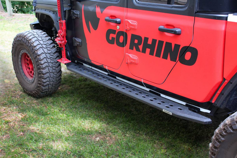 Go Rhino 69451687ST RB20 Running Boards Slim Line Jeep Gladiator JT 20-23
