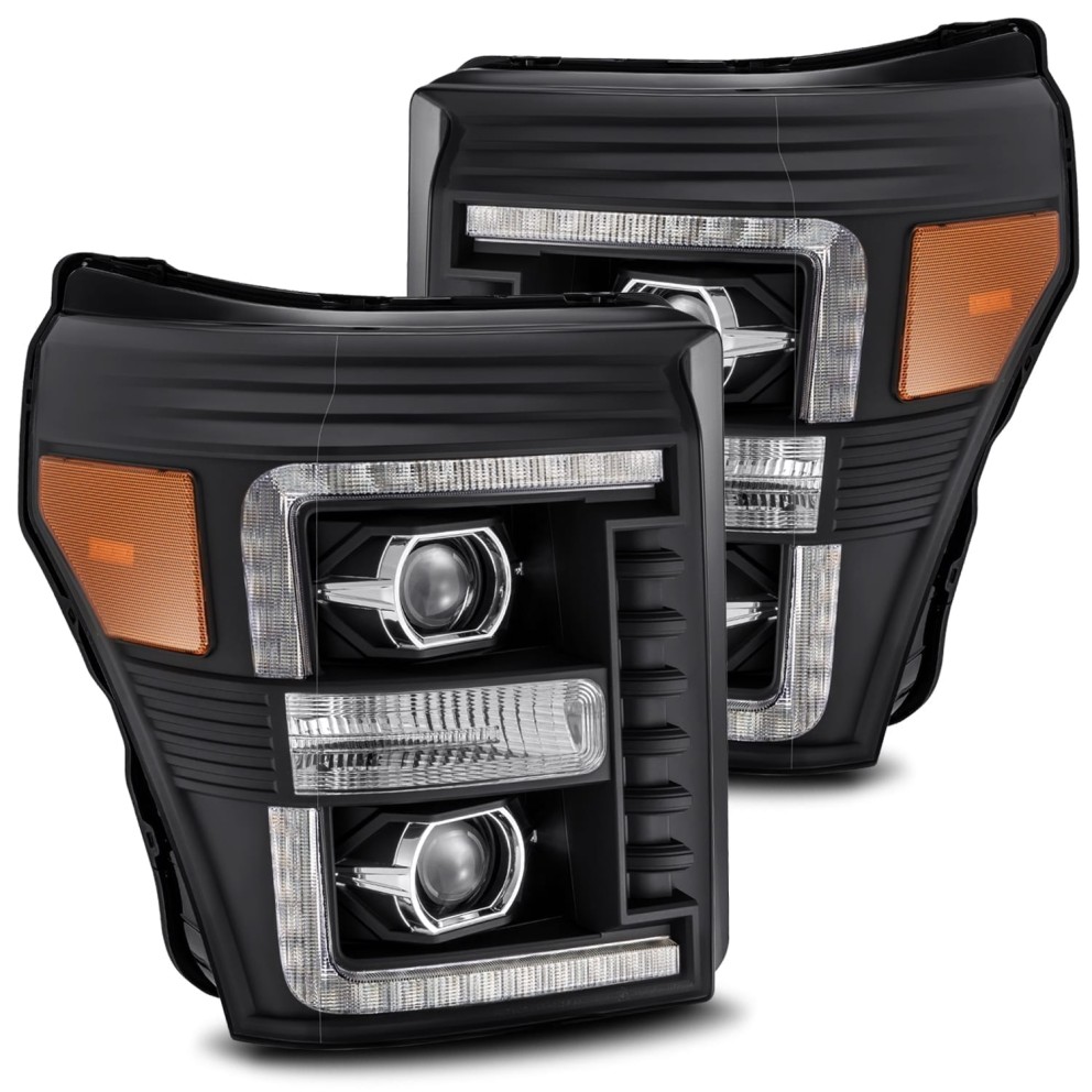 AlphaRex 880142 PRO-Series Halogen Projector Headlights Ford F-250/F-350/F-450/F-550 11-16