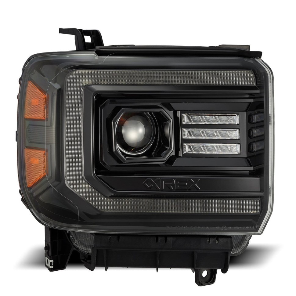 Комплект передних галогеновых фар GMC Sierra 1500/2500/Sierra 3500 14-18 PRO-Series AlphaRex 880612