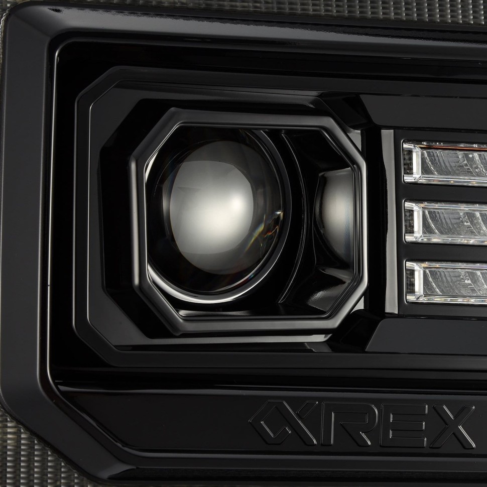 Комплект передних галогеновых фар GMC Sierra 1500/2500/Sierra 3500 14-18 PRO-Series AlphaRex 880612