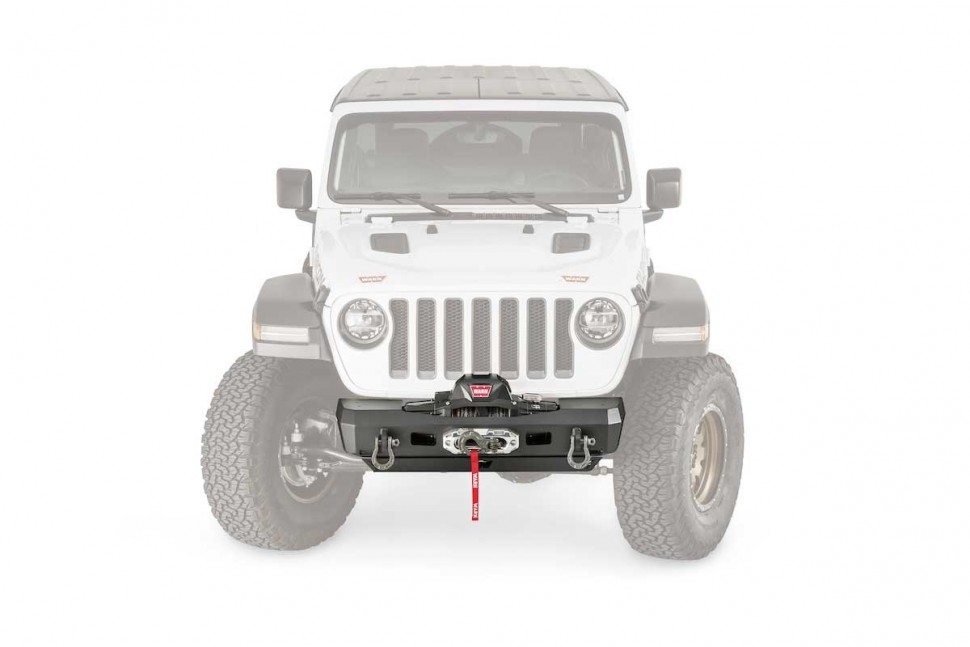 Warn Industries Elite Series Stubby Front Bumper Jeep Wrangler JL / Gladiator JT 18-20 (101325)
