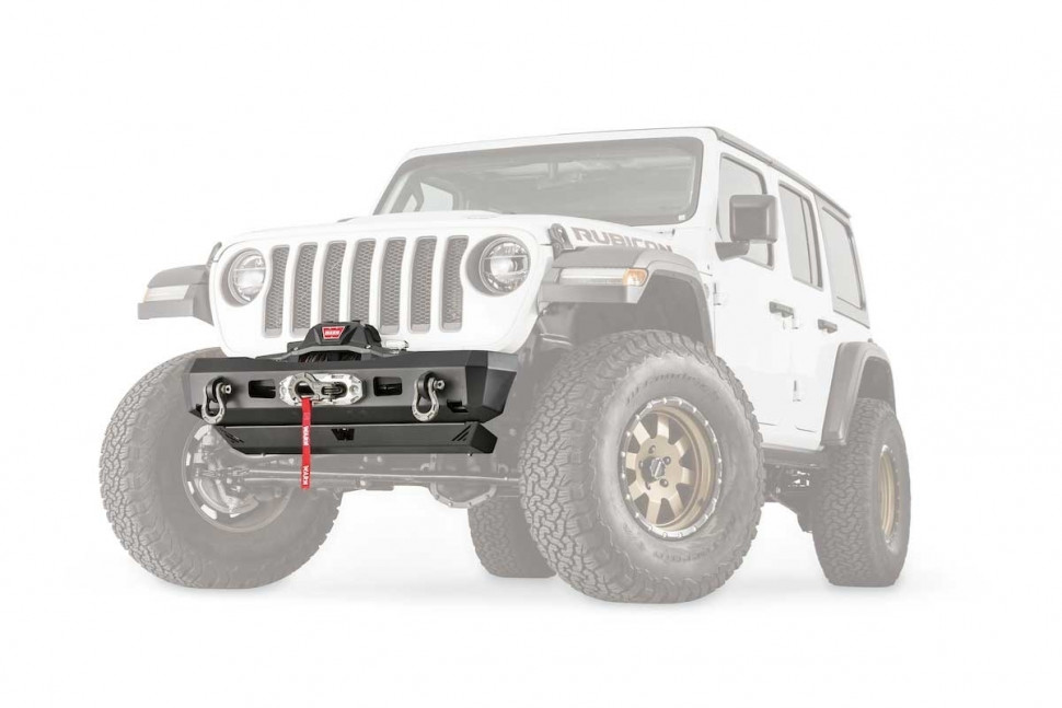 Warn Industries Elite Series Stubby Front Bumper Jeep Wrangler JL / Gladiator JT 18-20 (101325)