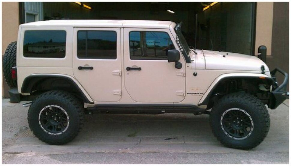 Bushwacker 10918-07 Flat Fender Flares Set 4 PC Jeep Wrangler JK 07-18