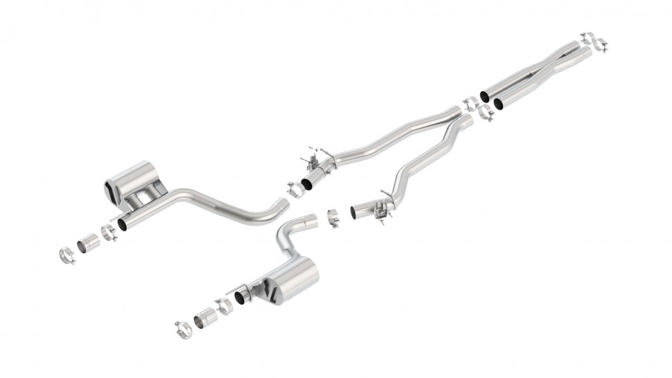 Выхлопная система Dodge Charger Hellcat SRT RWD 15-22 Borla 140667
