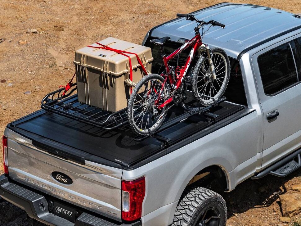 Retrax T-90374 PowertraxPRO XR Power Retractable Tonneau Cover W/T-Slot Rails Ford F-150 15-20 6'7"