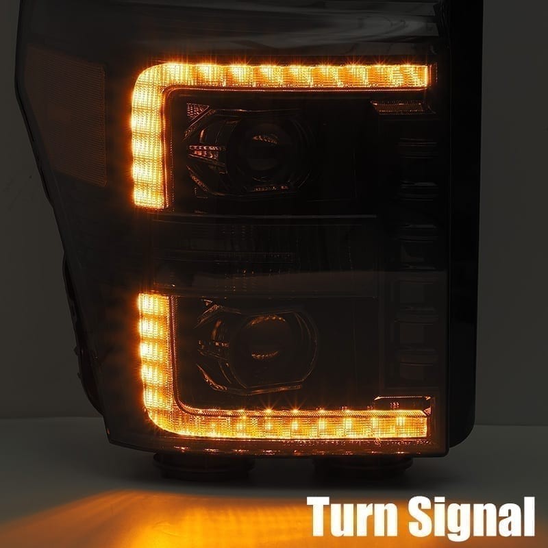 Комплект передних галогеновых фар Ford F-250/F-350/F-450/F-550 11-16 PRO-Series AlphaRex 880140