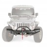 Warn Elite Series Full Width Front Bumper With Grille Guard Tube Jeep Wrangler JK 07-18 (101465)