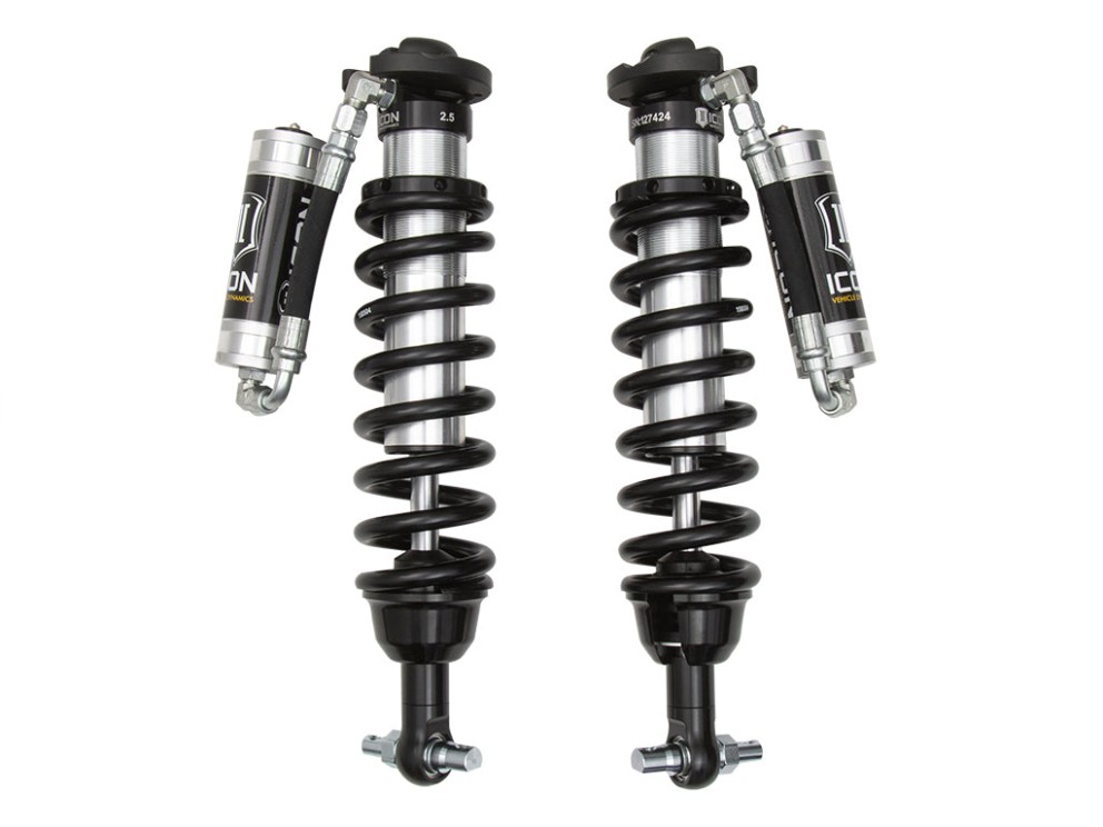 Icon Vehicle Dynamics 91355 2.5 VS Remote Reservoir Front Coilover Reservoir Shock Long Travel Lift 0-3.5" Ford Ranger 19-23 Pair
