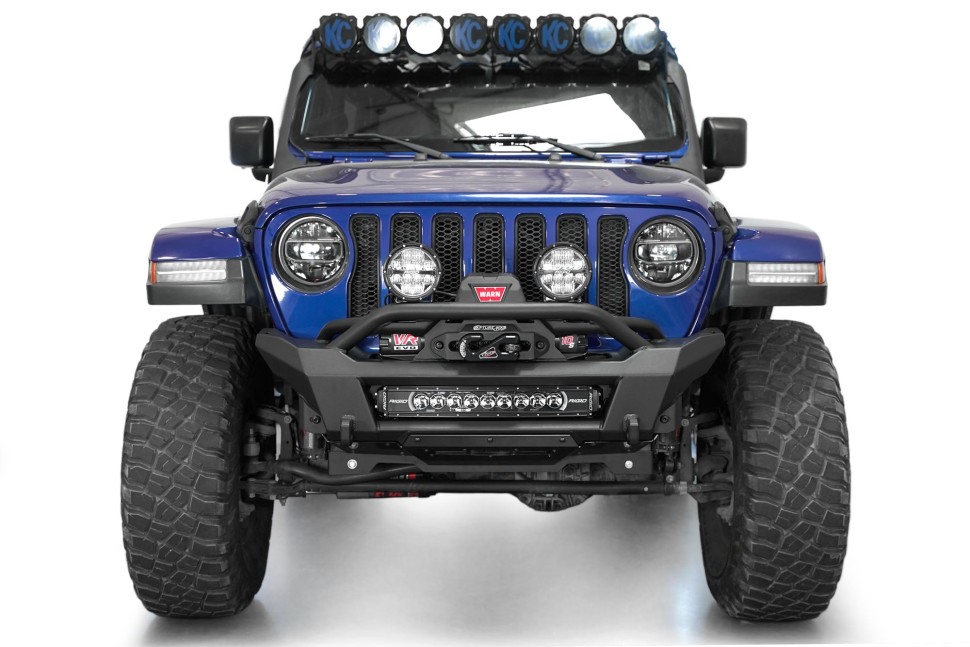 Передний бампер под лебёдку Jeep Wrangler JL/Gladiator JT 18-25 Addictive Desert Designs F980393070103
