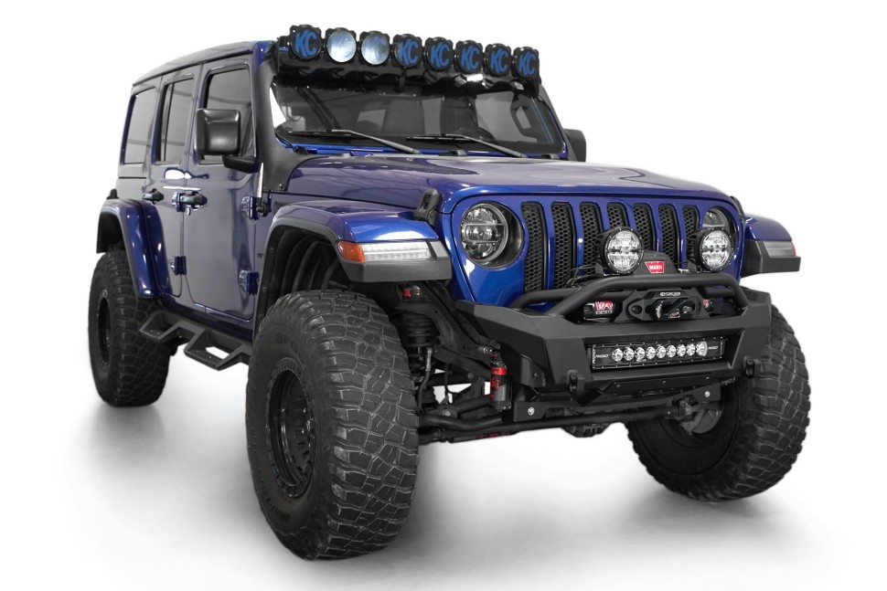 Передний бампер под лебёдку Jeep Wrangler JL/Gladiator JT 18-25 Addictive Desert Designs F980393070103