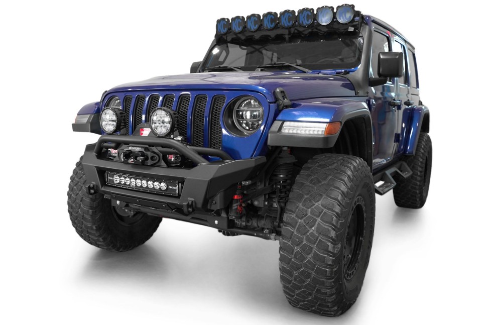 Передний бампер под лебёдку Jeep Wrangler JL/Gladiator JT 18-25 Addictive Desert Designs F980393070103