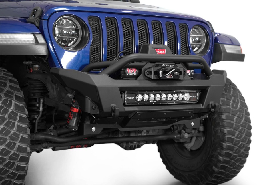 Передний бампер под лебёдку Jeep Wrangler JL/Gladiator JT 18-25 Addictive Desert Designs F980393070103