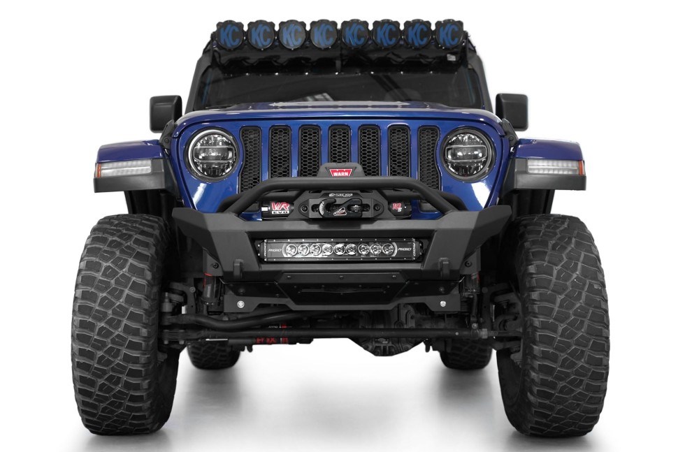 Передний бампер под лебёдку Jeep Wrangler JL/Gladiator JT 18-25 Addictive Desert Designs F980393070103