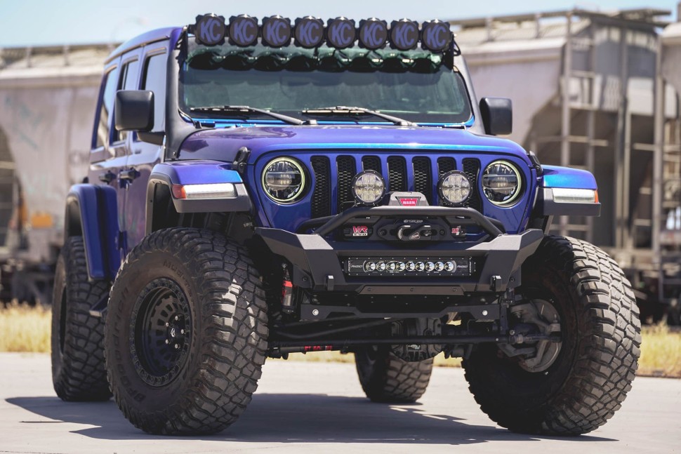 Передний бампер под лебёдку Jeep Wrangler JL/Gladiator JT 18-25 Addictive Desert Designs F980393070103