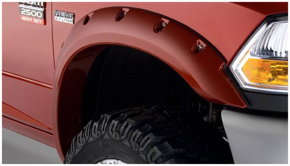 Bushwacker 50919-02 Pocket Style Fender Flares Set 4 PC Dodge Ram 2500/3500 10-18