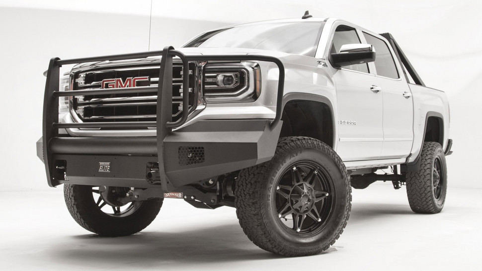 Fab Fours GS14-R3160-1 Full Guard Front Bumper GMC Sierra 1500 14-15