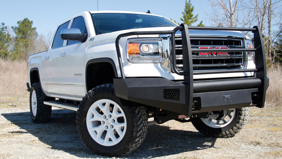 Fab Fours GS14-R3160-1 Full Guard Front Bumper GMC Sierra 1500 14-15