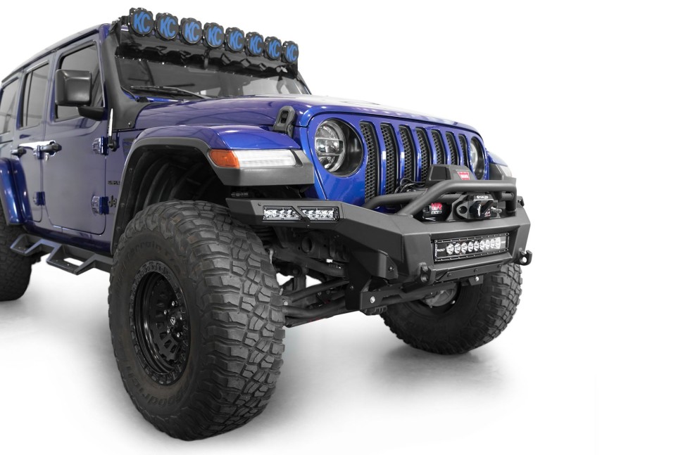 Передний бампер под лебёдку Jeep Wrangler JL/Gladiator JT 18-25 Addictive Desert Designs F980335070103