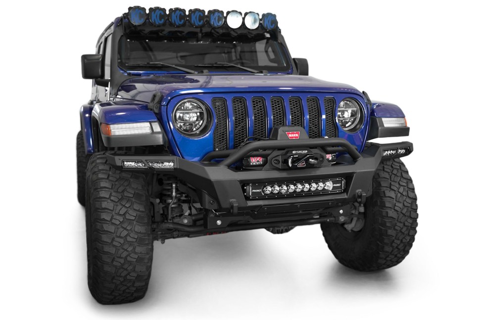 Передний бампер под лебёдку Jeep Wrangler JL/Gladiator JT 18-25 Addictive Desert Designs F980335070103
