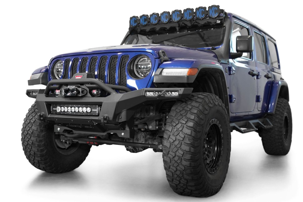 Передний бампер под лебёдку Jeep Wrangler JL/Gladiator JT 18-25 Addictive Desert Designs F980335070103