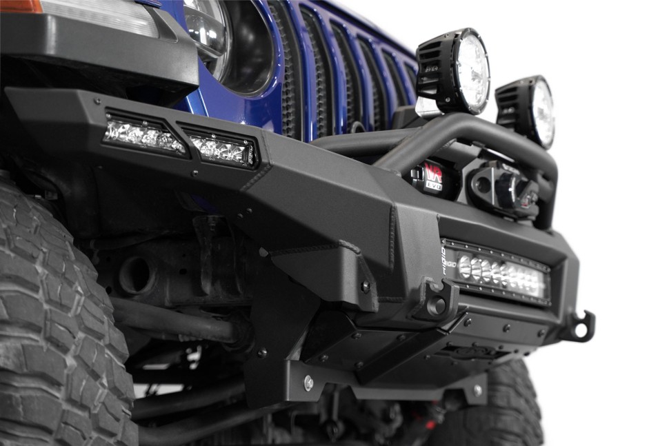 Передний бампер под лебёдку Jeep Wrangler JL/Gladiator JT 18-25 Addictive Desert Designs F980335070103