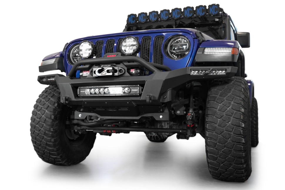 Передний бампер под лебёдку Jeep Wrangler JL/Gladiator JT 18-25 Addictive Desert Designs F980335070103