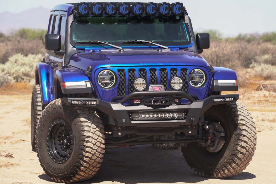 Передний бампер под лебёдку Jeep Wrangler JL/Gladiator JT 18-25 Addictive Desert Designs F980335070103