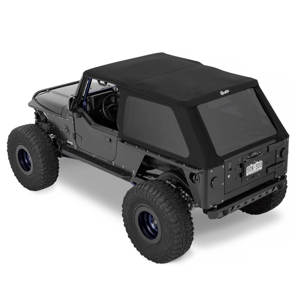 Мягкая крыша Trektop Soft Top Premium Black Twill Jeep Wrangler TJ 04-06 Unlimited Bestop 5682117
