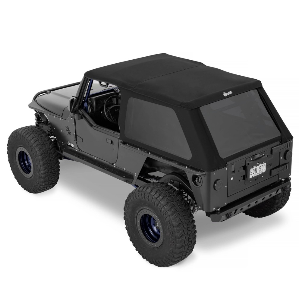 Мягкая крыша Trektop Soft Top Premium Black Twill Jeep Wrangler TJ 04-06 Unlimited Bestop 5682117