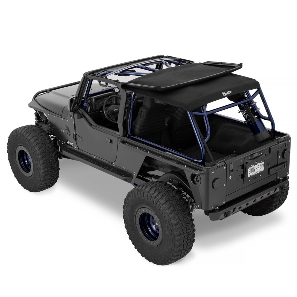 Мягкая крыша Trektop Soft Top Premium Black Twill Jeep Wrangler TJ 04-06 Unlimited Bestop 5682117