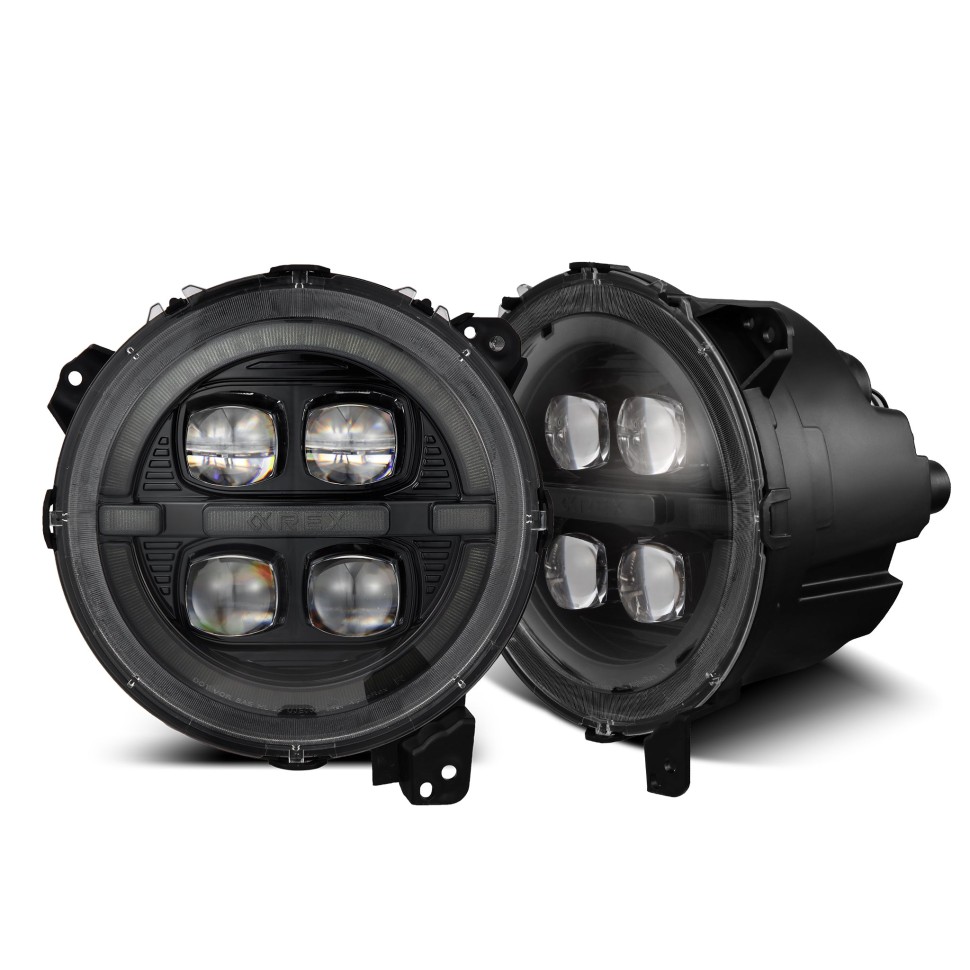 Комплект передних Led фар Jeep Wrangler JL/Gladiator JT 18-25 NOVA-Series AlphaRex 880867
