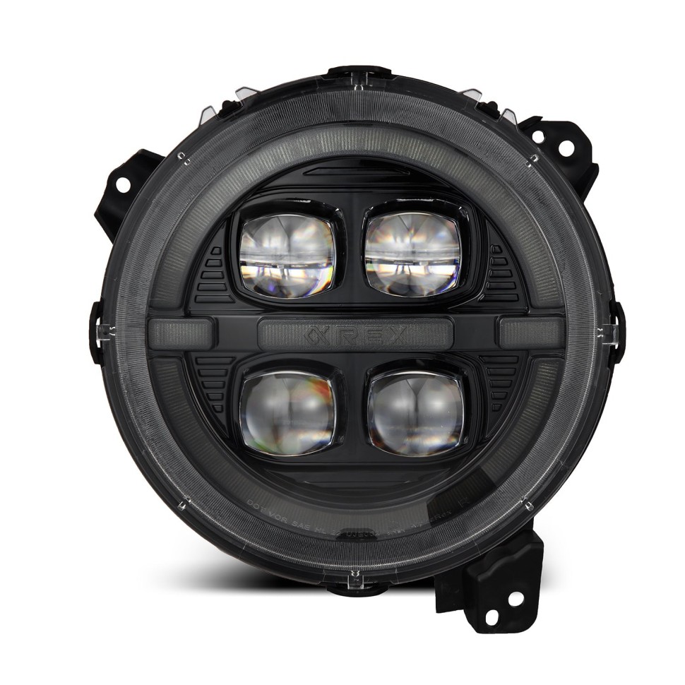 Комплект передних Led фар Jeep Wrangler JL/Gladiator JT 18-25 NOVA-Series AlphaRex 880867