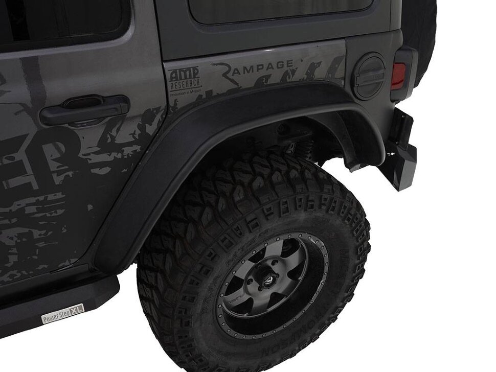 Розширювачі колісних арок Jeep Wrangler JL 18-25 к-кт 4 шт. Flat Bushwacker 10923-07