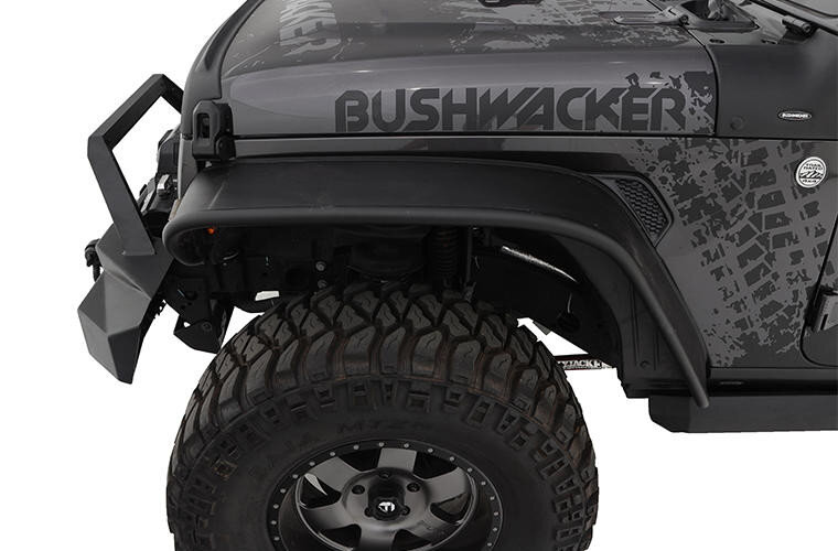 Розширювачі колісних арок Jeep Wrangler JL 18-25 к-кт 4 шт. Flat Bushwacker 10923-07